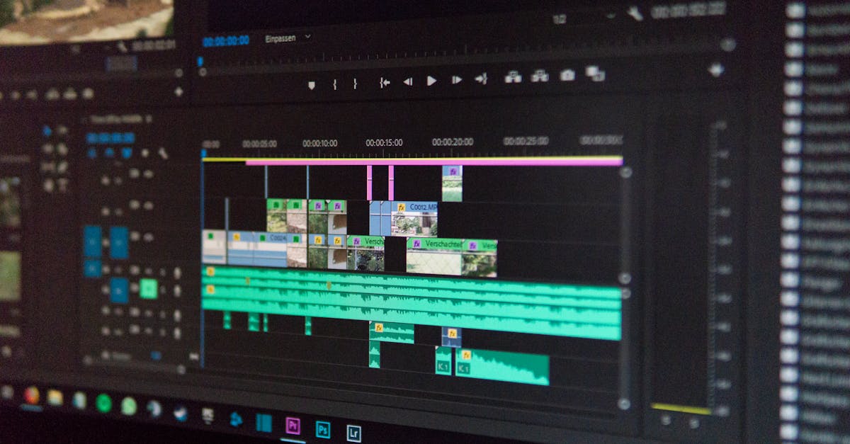 Myo ajustando configurações em software de edição de vídeo