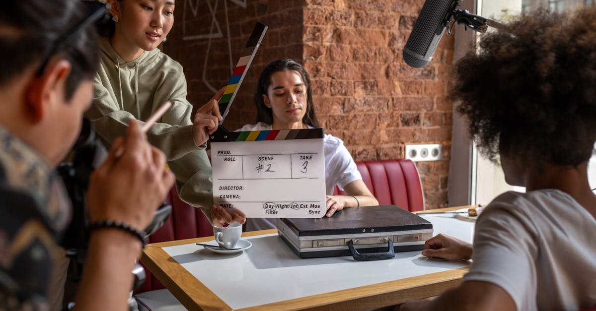 Pessoa gravando um vídeo criativo com uso sensorial para redes sociais